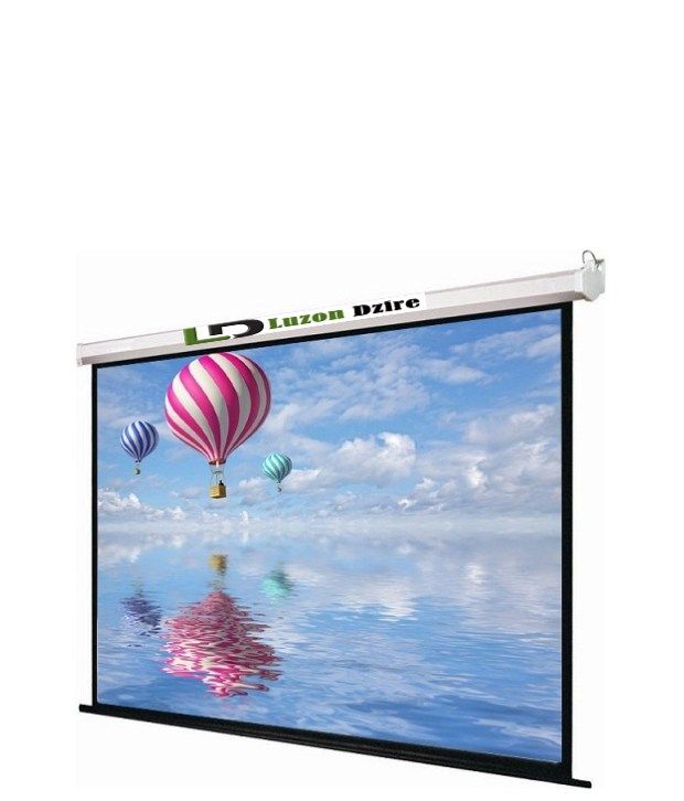 Buy Luzon Dzire Auto Lock Projector Screen Online at Best Price in