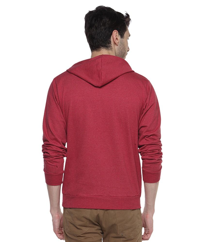 Campus Sutra Maroon Cotton Hoodie Buy Campus Sutra Maroon Cotton Hoodie Online at Low Price in
