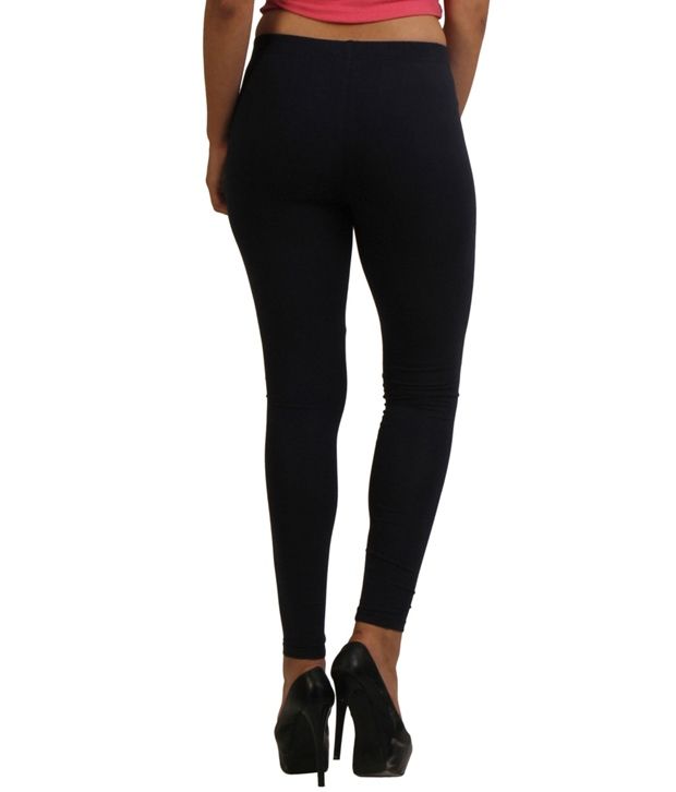 FRENCHTRENDZ Navy Blue Cotton Leggings Price in India Buy