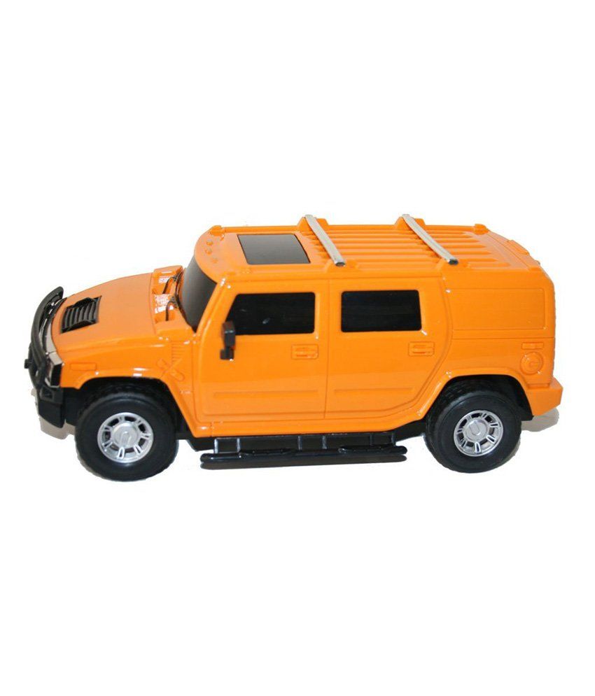 yellow hummer remote control car