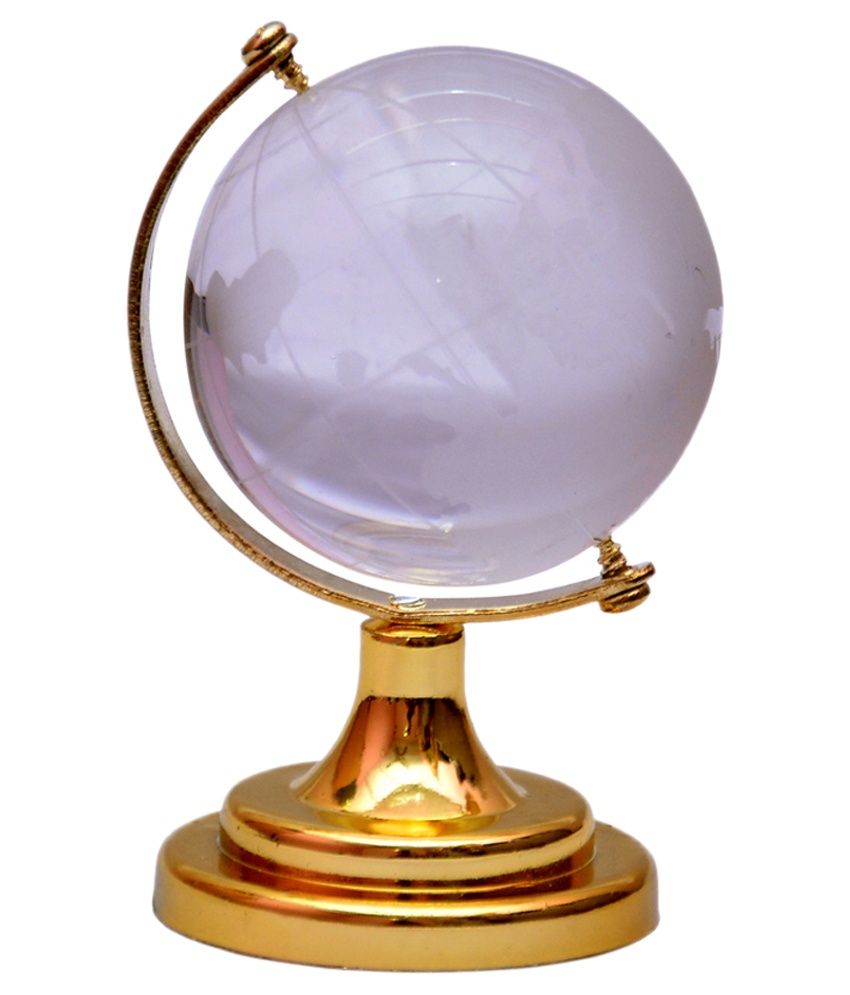     			Vashoppee Crystal Globe For Success Showpiece