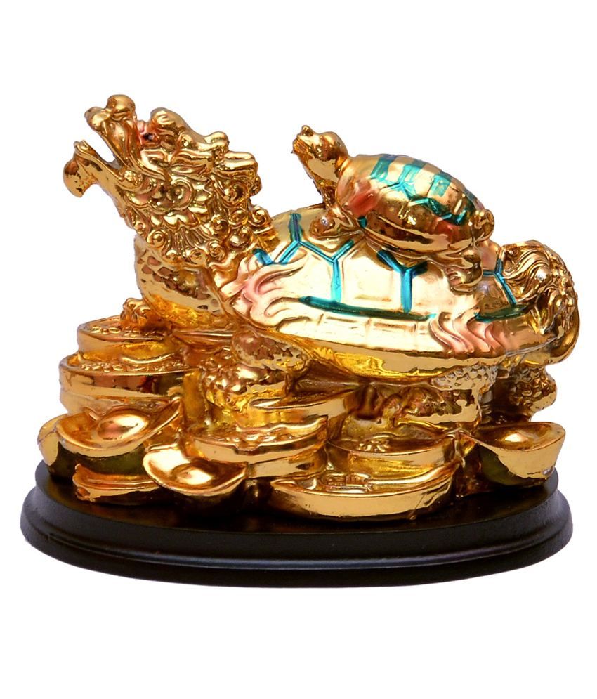     			Vashoppee Dragon Tortoise With Child Showpiece