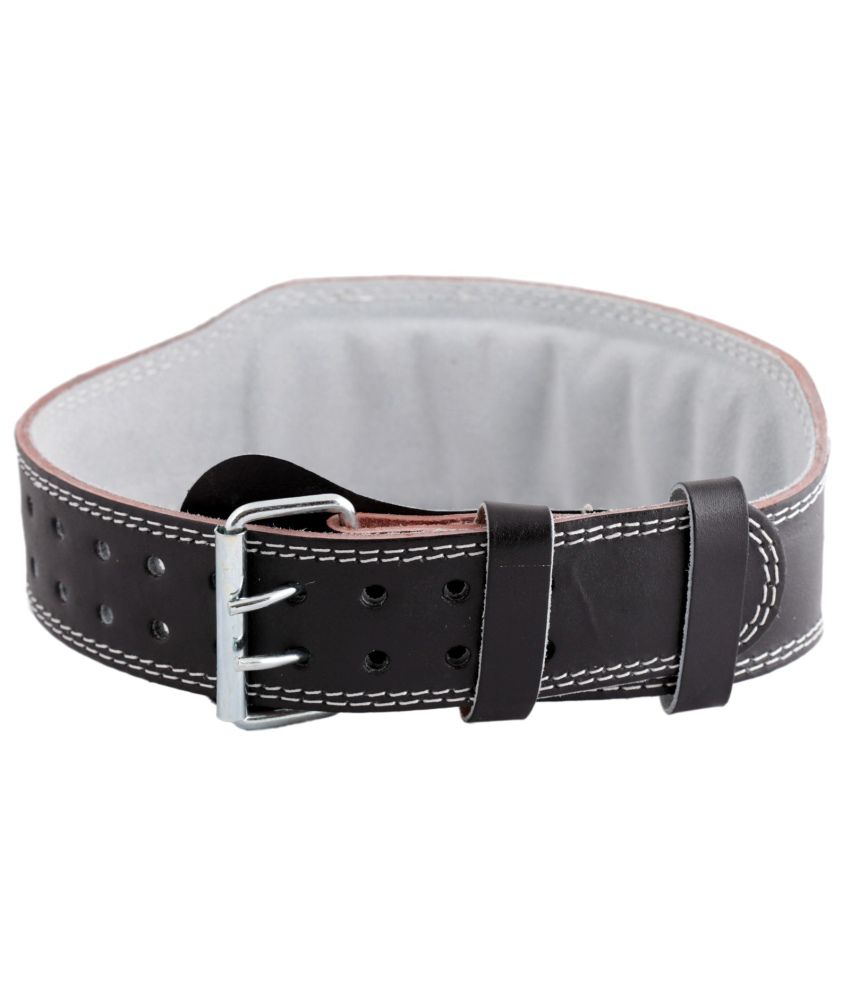     			Facto Power Leather Gym Belt