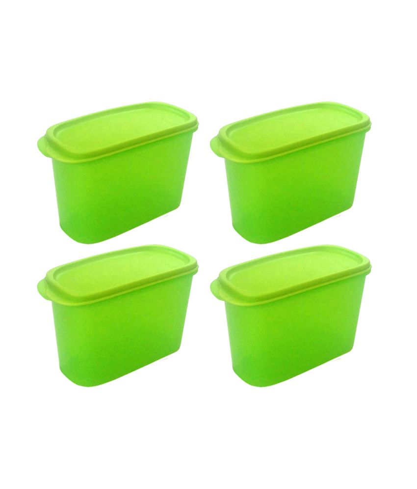 Tupperware Green Storage Container - Set Of 4: Buy Online at Best Price ...