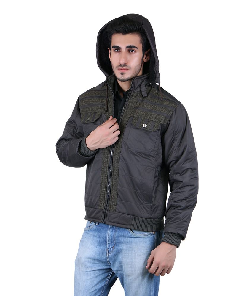 Unifit Gray Nylon Casual Jacket - Buy Unifit Gray Nylon Casual Jacket ...