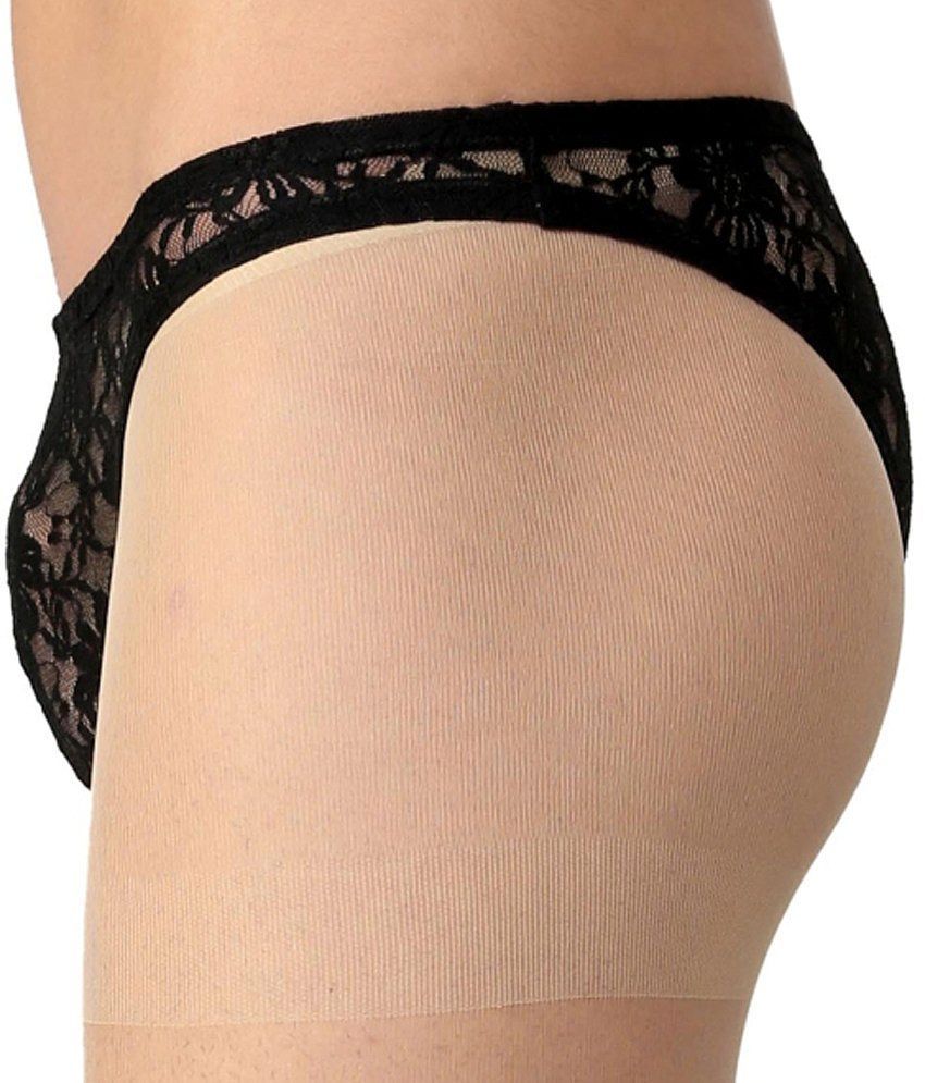 Elegant Men La Intimo: Lace Bikini (Black) - M 2025 at ShopCircuit | ONDC
