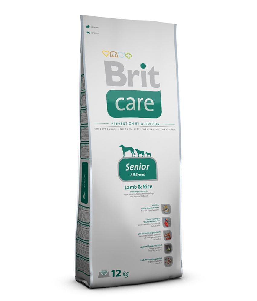 brit care lamb & rice senior