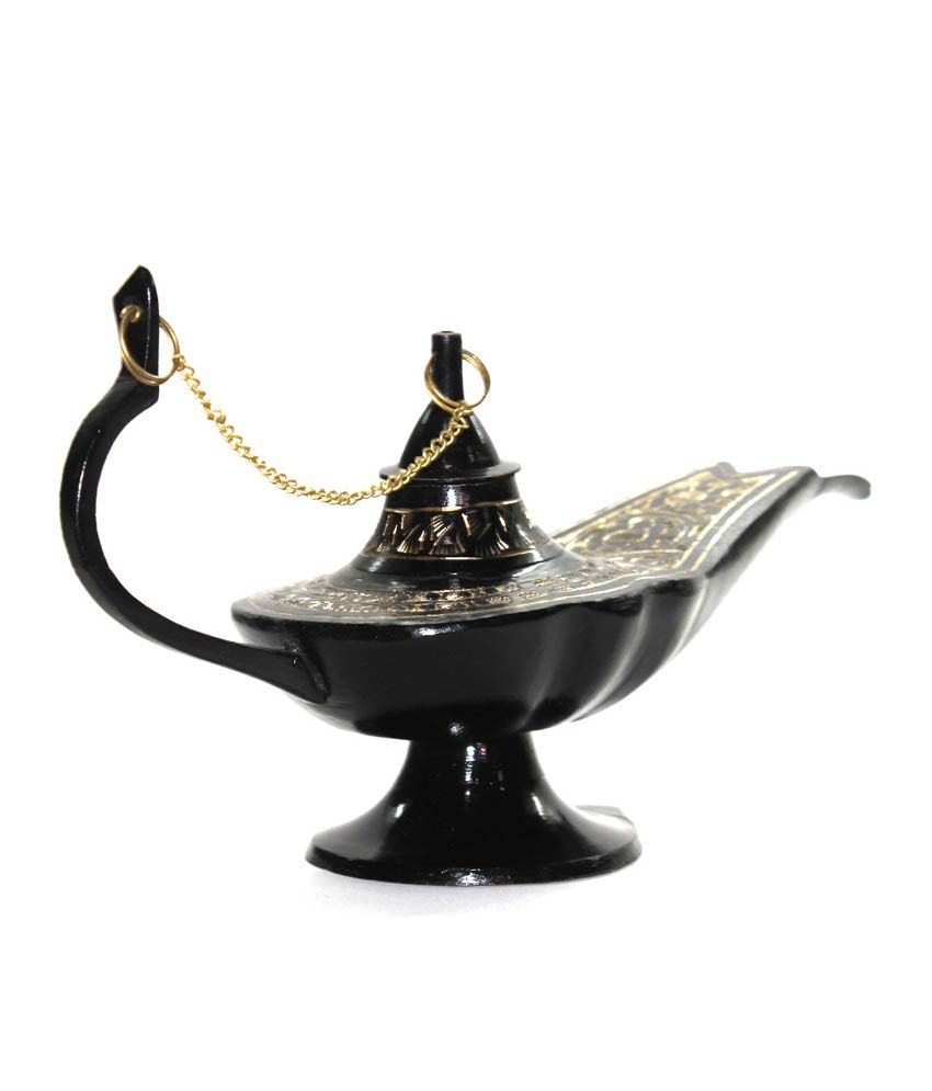 Craftghar Brass Aladdin's Magic Lamp (chirag) Showpiece ...