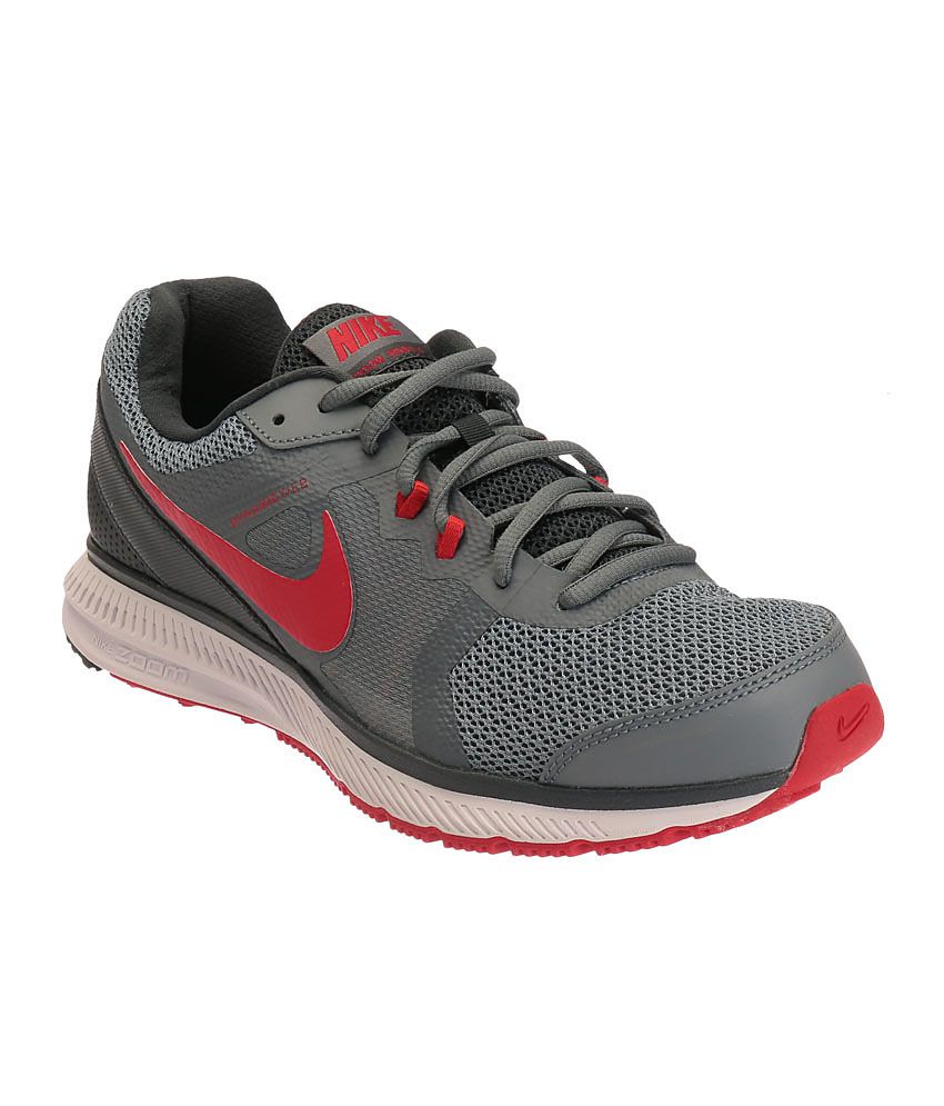 Nike Zoom Winflo Grey and Red Sports Shoes - Buy Nike Zoom Winflo Grey and  Red Sports Shoes Online at Best Prices in India on Snapdeal