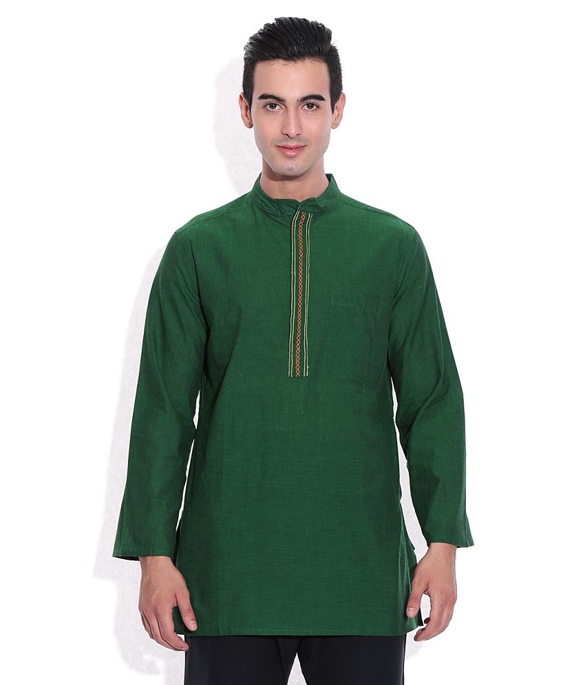 fabindia green kurta