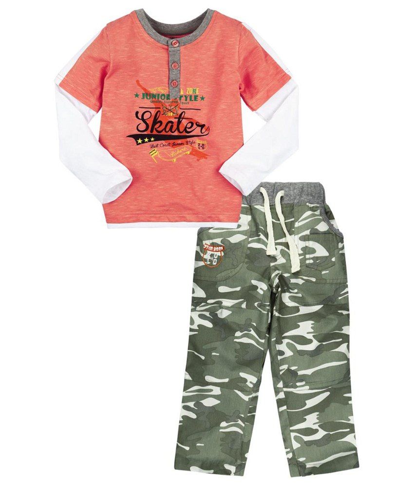 orange camo pants kids
