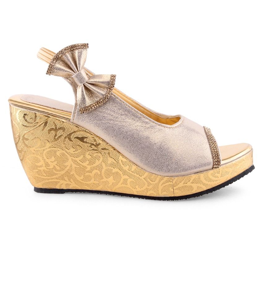 Shoe Lab Gold Heeled Sandals Price in India Buy Shoe Lab Gold Heeled