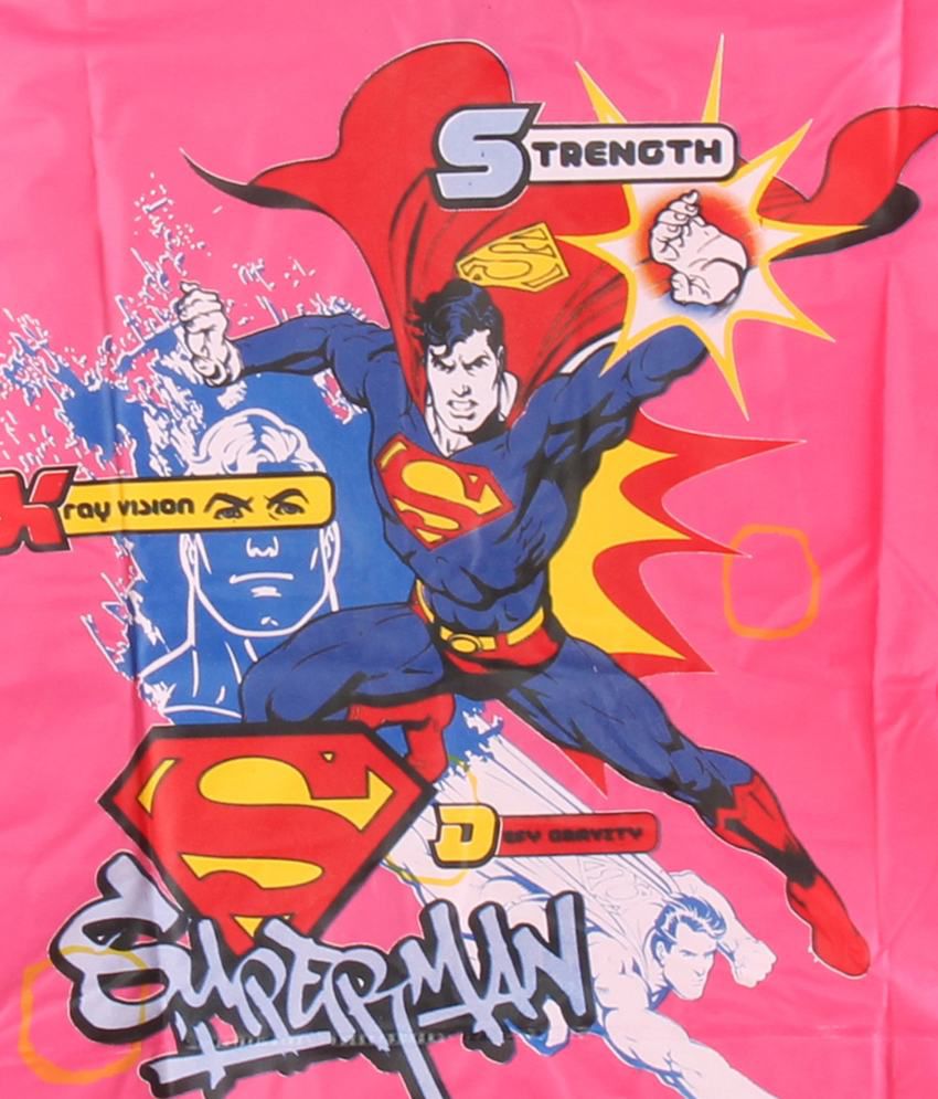 Zeel Pink Superman Pvc Raincoat - Buy Zeel Pink Superman Pvc Raincoat ...