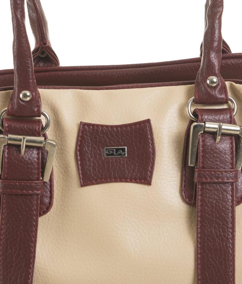 Goodwill Leather Art Beige P.U. Ladies Hand Bag Buy Goodwill Leather Art Beige P.U. Ladies