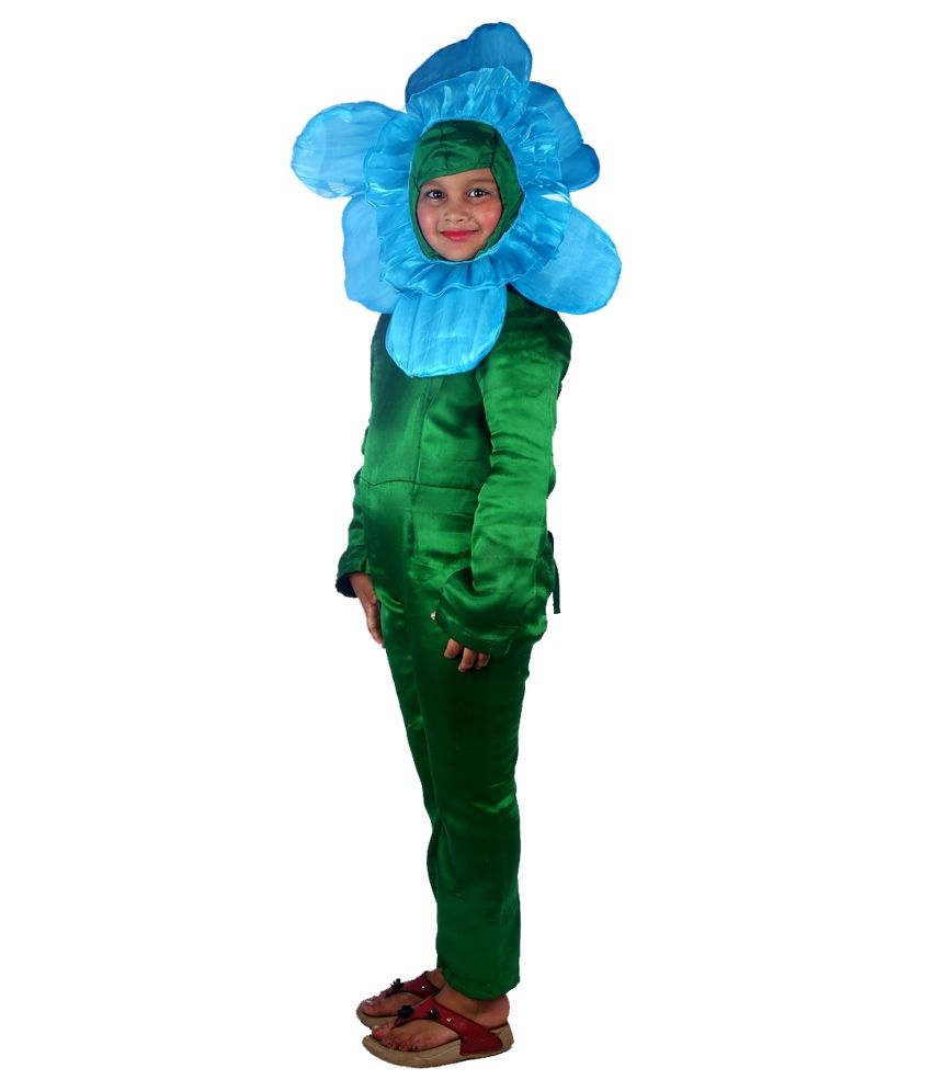 SBD Light Blue Orchid Flower Fancy Dress Velvet Costume Buy SBD Light
