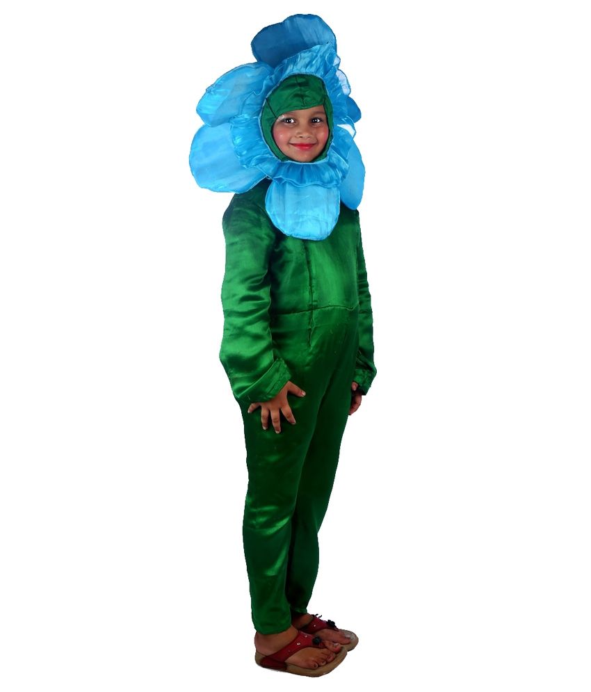 SBD Light Blue Orchid Flower Fancy Dress Velvet Costume Buy SBD Light