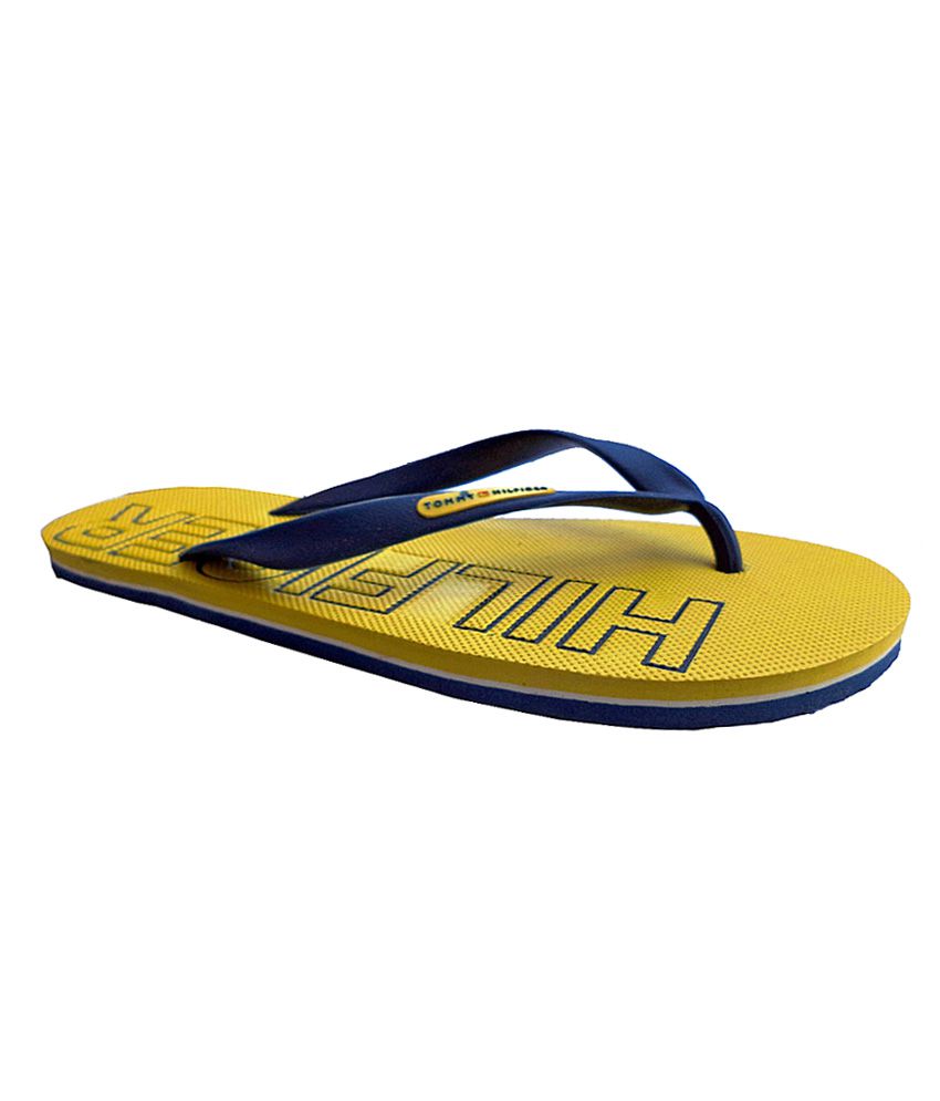 yellow tommy hilfiger sandals