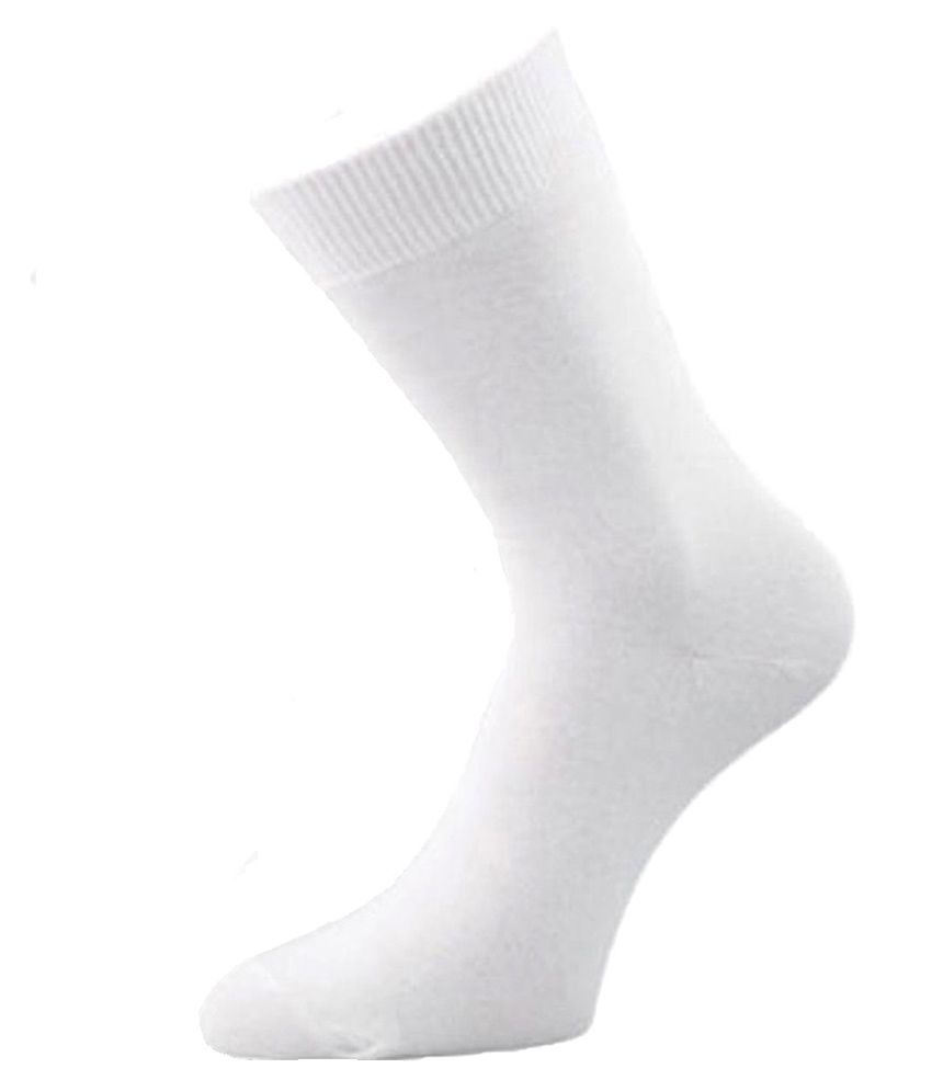 Bk White Formal Full Length Socks For Men 2 Pair Pack: Buy Online at ...