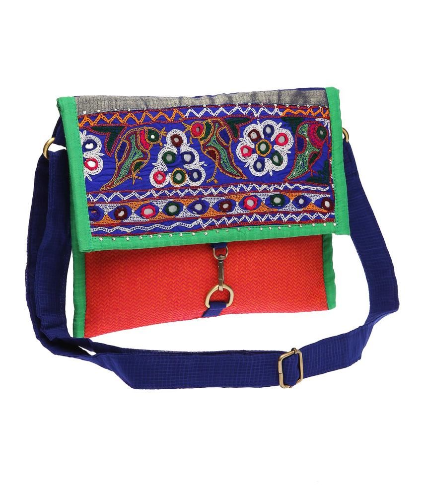 Buy Pranil Designs Hand Crafted Sling Bag at Best Prices in India ...