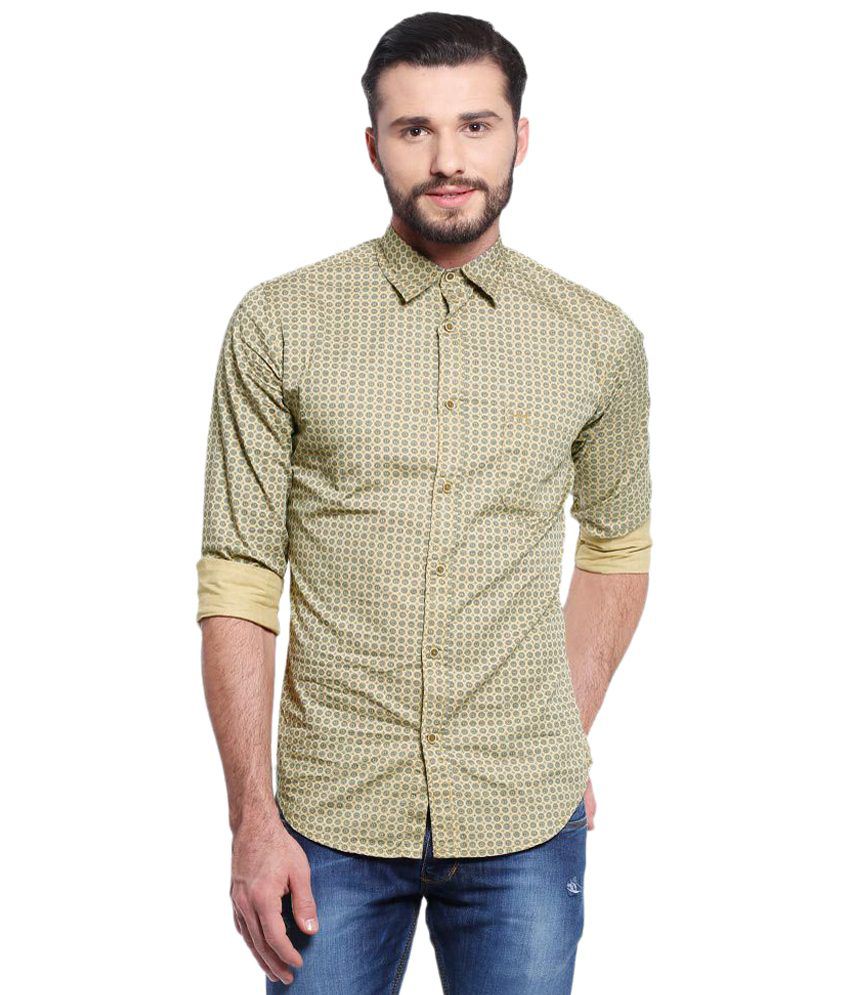 Vintage Khaki Full Sleeve Casual Shirt for Men - Buy Vintage Khaki Full ...