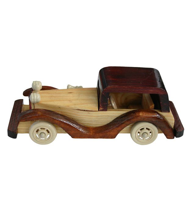     			BKDT Marketing Wooden handicraft Toy Showpiece Car 8 inch
