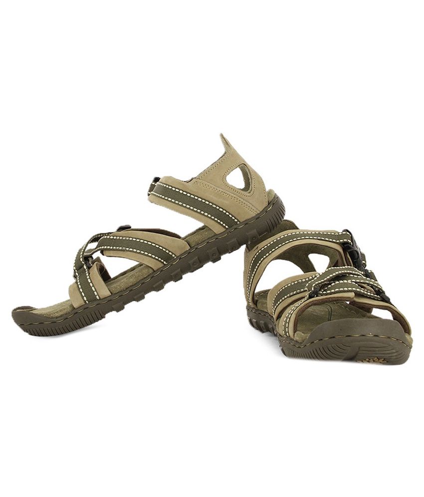Woodland Khaki Floater Sandals Art GD485108KHK - Buy Woodland Khaki Floater Sandals Art 