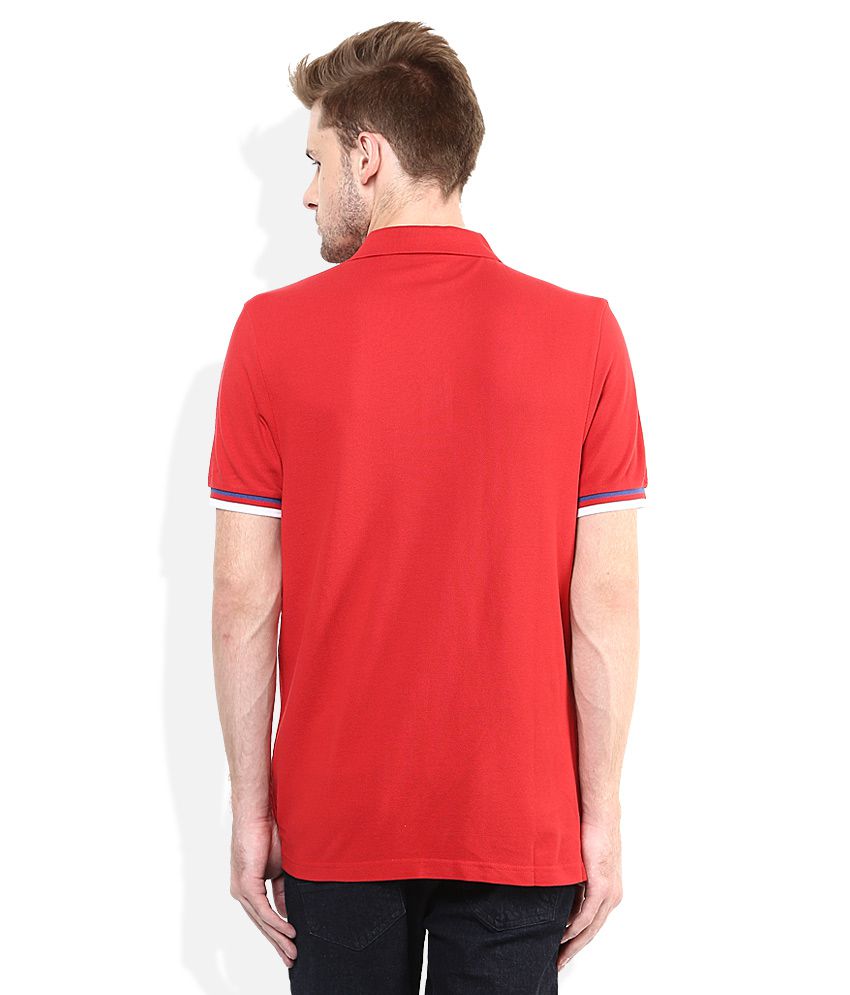 Giordano Red Solid Polo T Shirt - Buy Giordano Red Solid Polo T Shirt ...