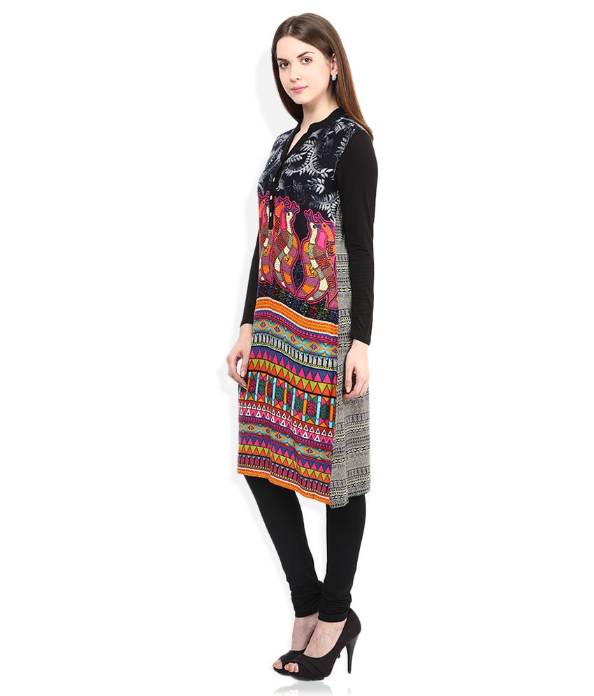 global desi black kurta
