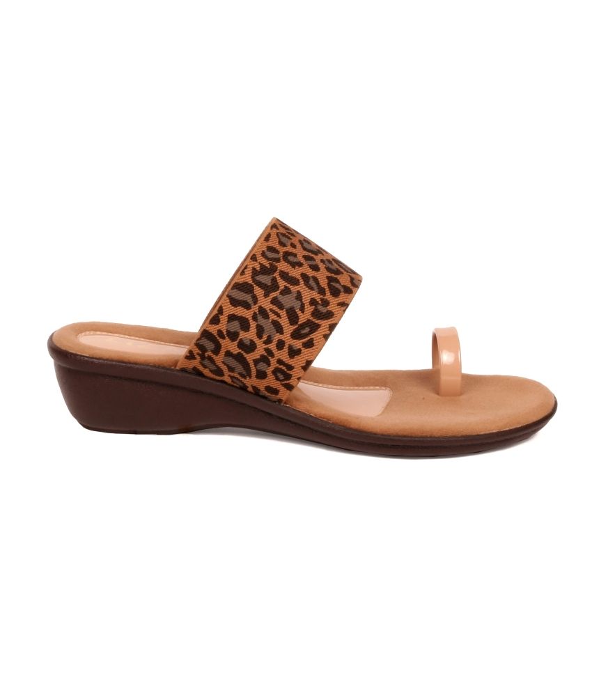 tan slip on wedges