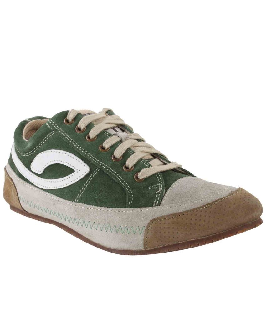 woodland green casual shoes