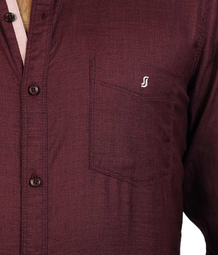 speedster-jeans-maroon-shirt-for-men-buy-speedster-jeans-maroon-shirt