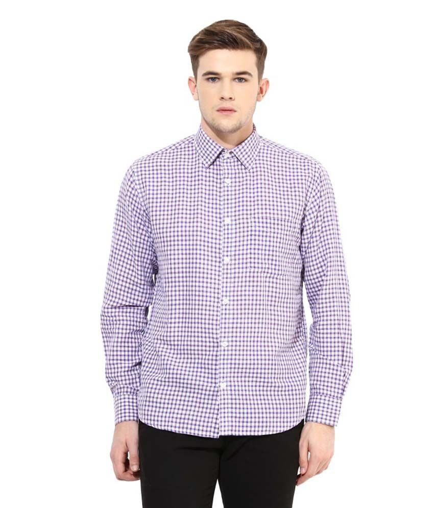 purple linen mens shirt