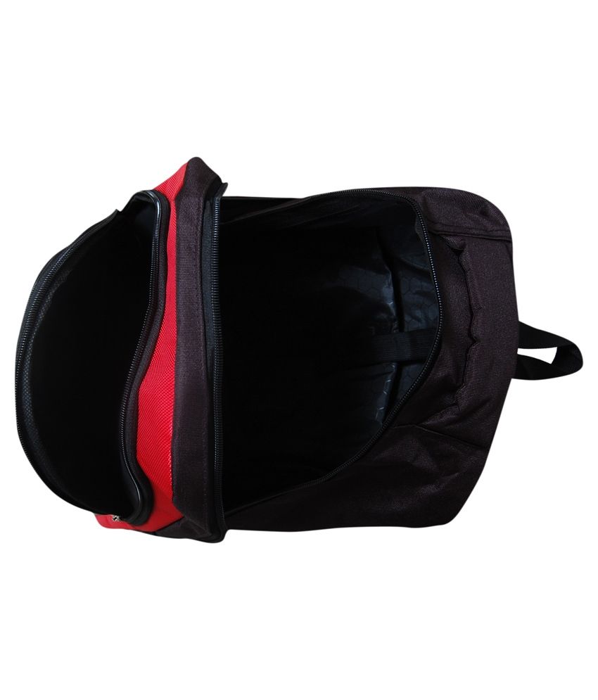 red computer bag