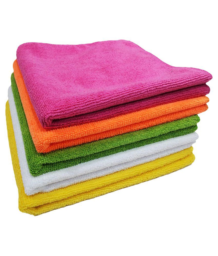 SOFTSPUN Microfiber Car Cleaning & Polishing Towel Cloth - Set of 3 ...