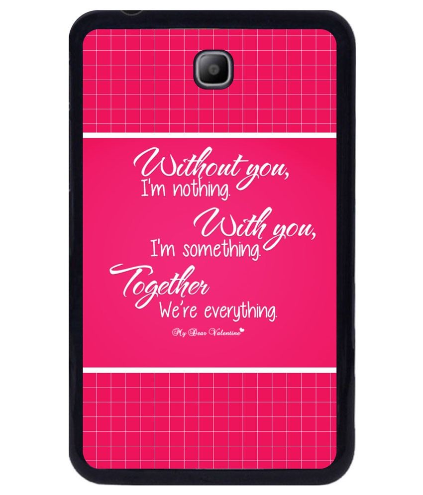 Dot Print Back Cover For Samsung Galaxy Tab 3 Love Quotes Printed Case Printed Back Covers Online At Low Prices Snapdeal India