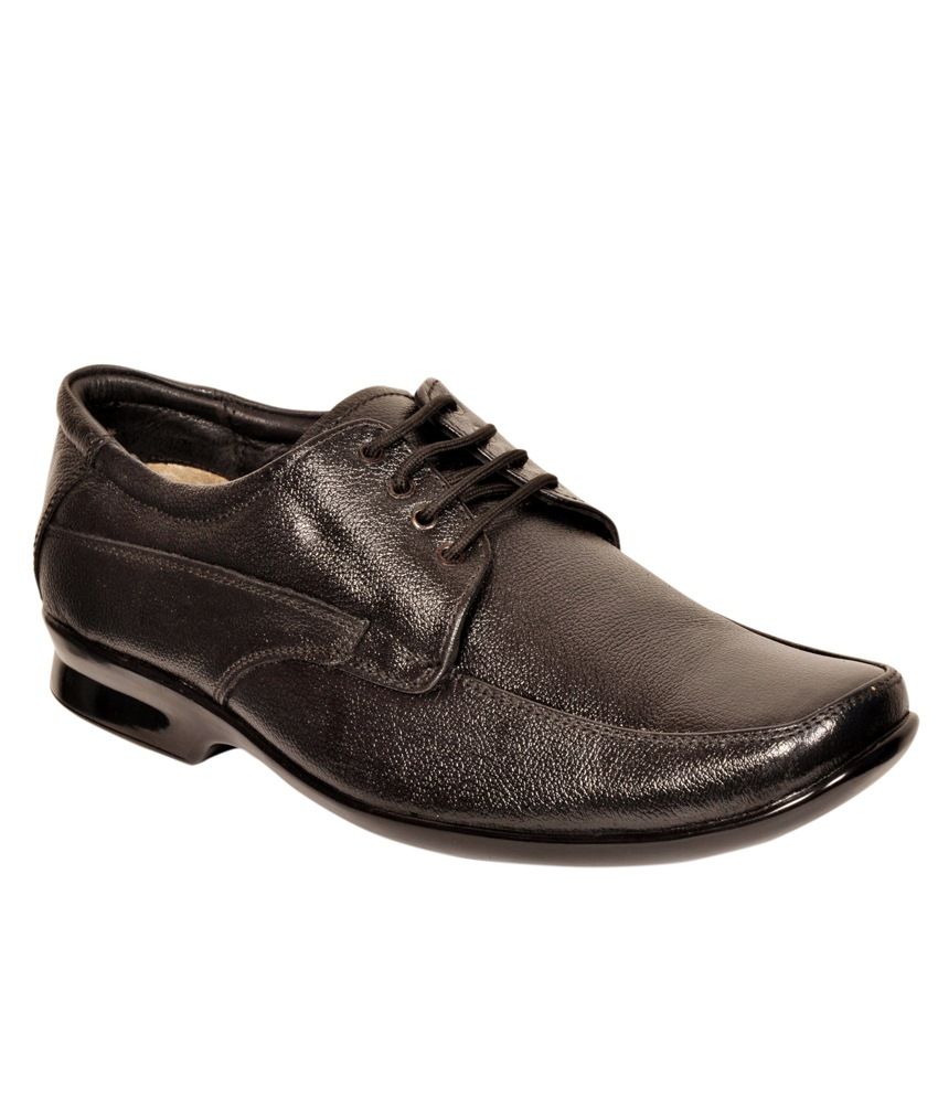 Hope Leather Black Lace Formal Shoes Price in India- Buy Hope Leather ...