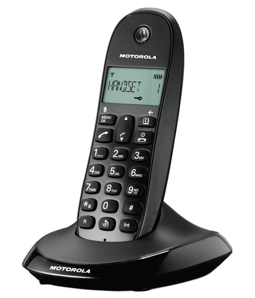     			Motorola C1001li Cordless Landline Phone ( Black )