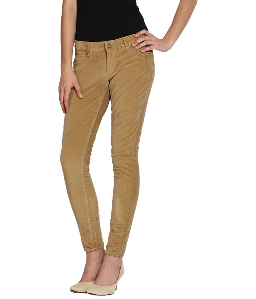 light brown jeggings