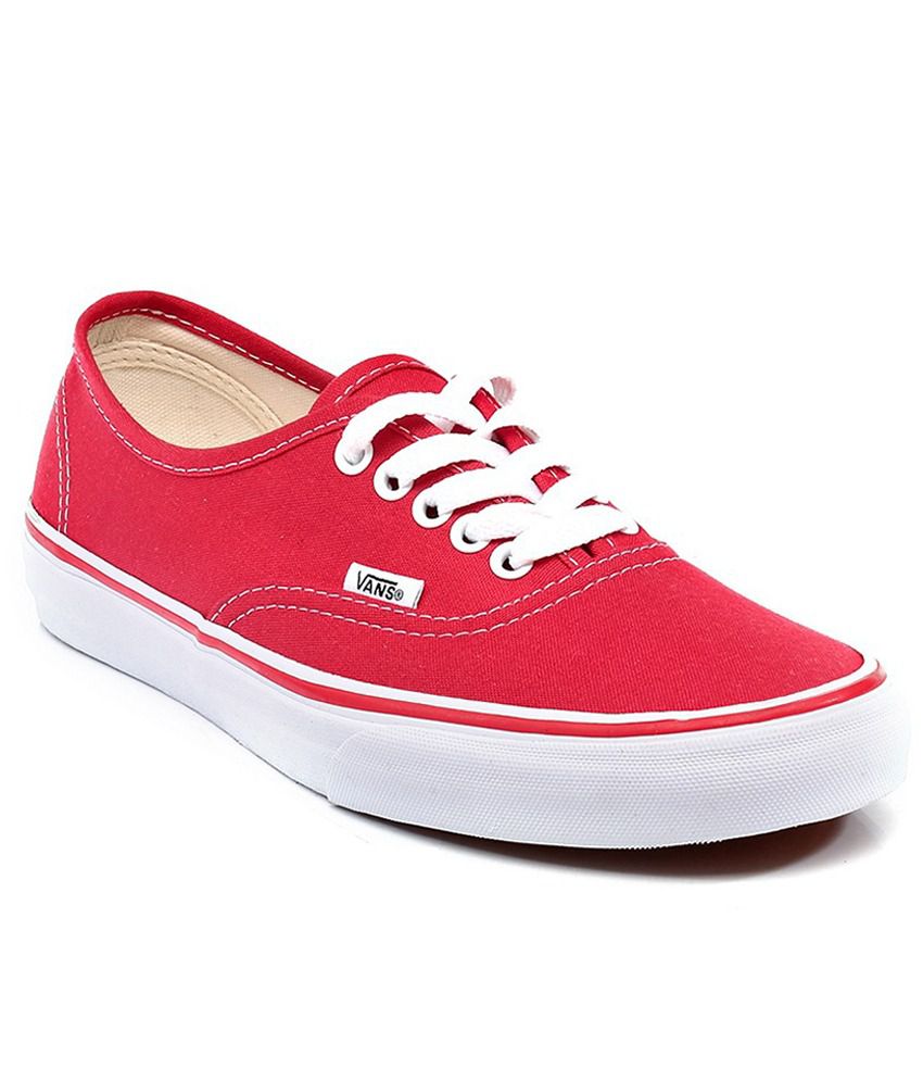 Vans Red Casual Shoes Price in India 
