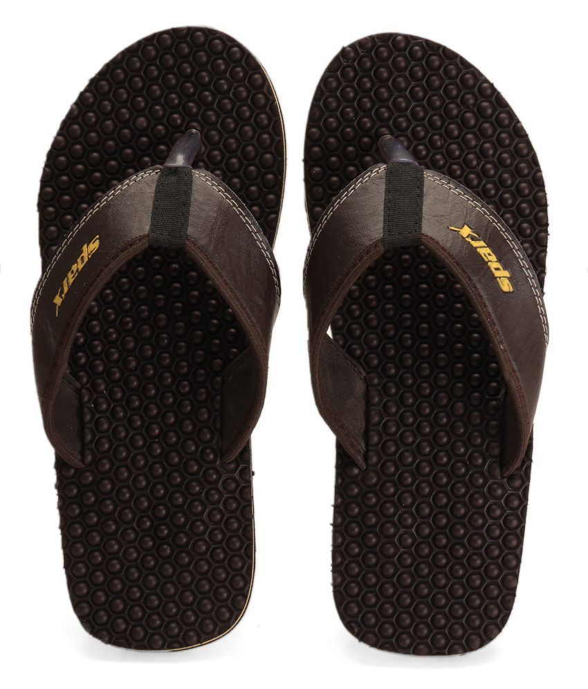 plain brown flip flops