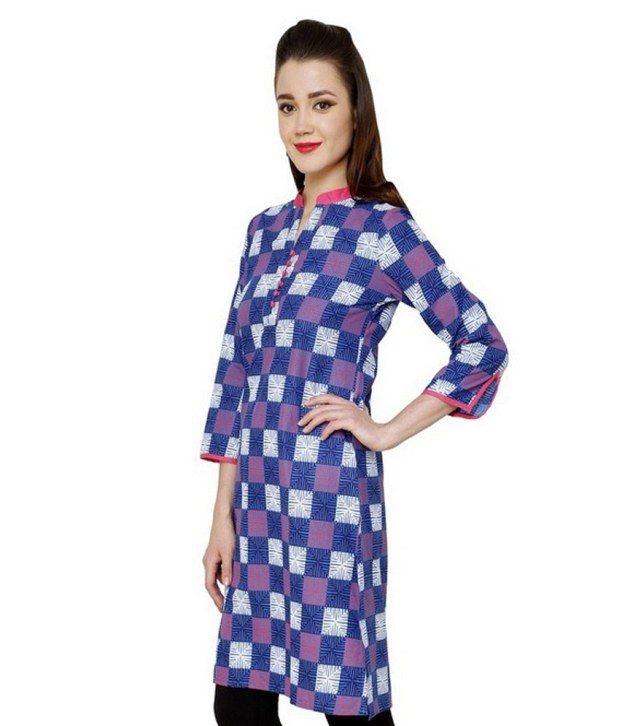 polyester kurti