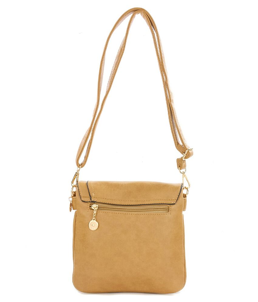 Iva Brown Sling Bag - Buy Iva Brown Sling Bag Online at Best Prices in ...