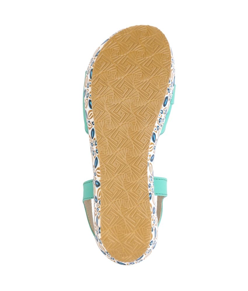 light green heeled sandals