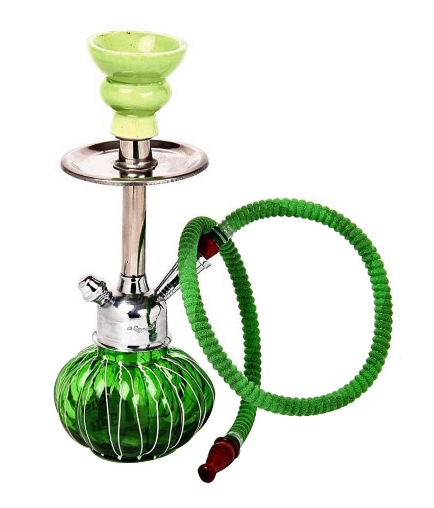 Arsalan Designer Long Neck Green 12 Inch Glass Hookah Buy Arsalan Designer Long Neck Green 12