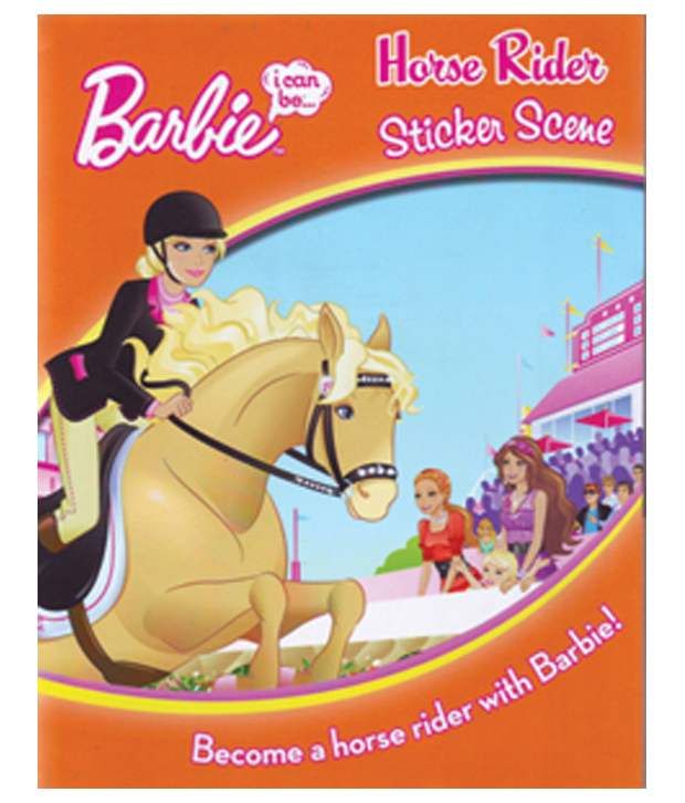 Barbie I Can BeHorse Rider Sticker Scene Buy Barbie I Can Be