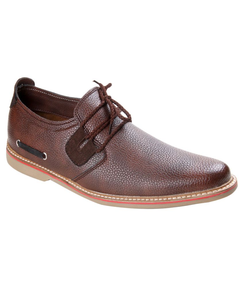 CNS Shoes Brown Smart Casual Shoes - Buy CNS Shoes Brown Smart Casual ...