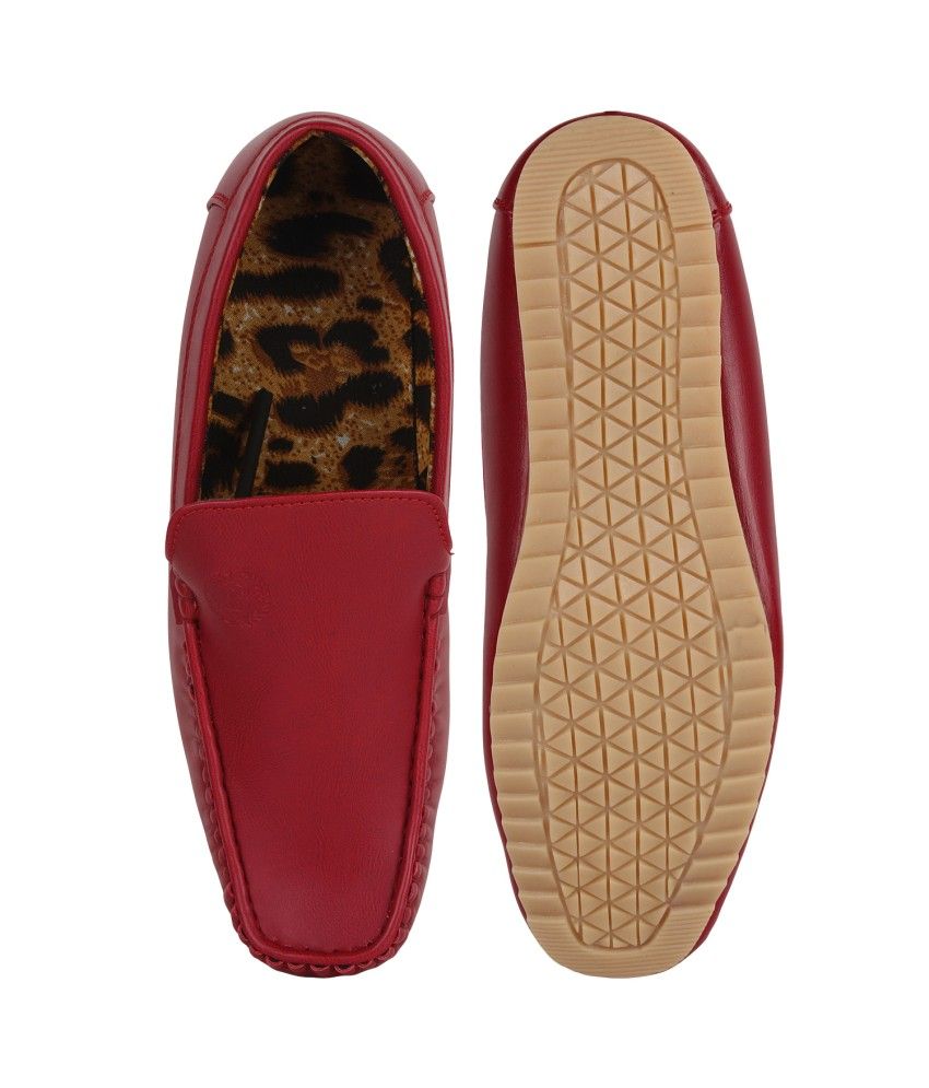 I Sports Red Loafers - Buy I Sports Red Loafers Online at Best Prices ...