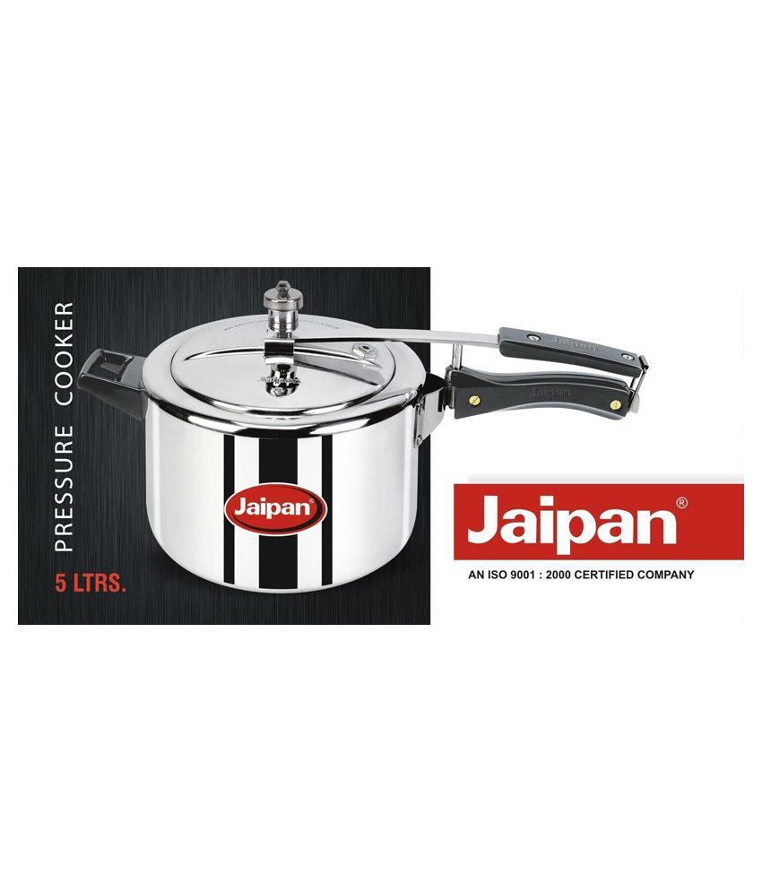Jaipan Silver Aluminium Pressure Cooker - 5 Ltr: Buy Online at Best ...