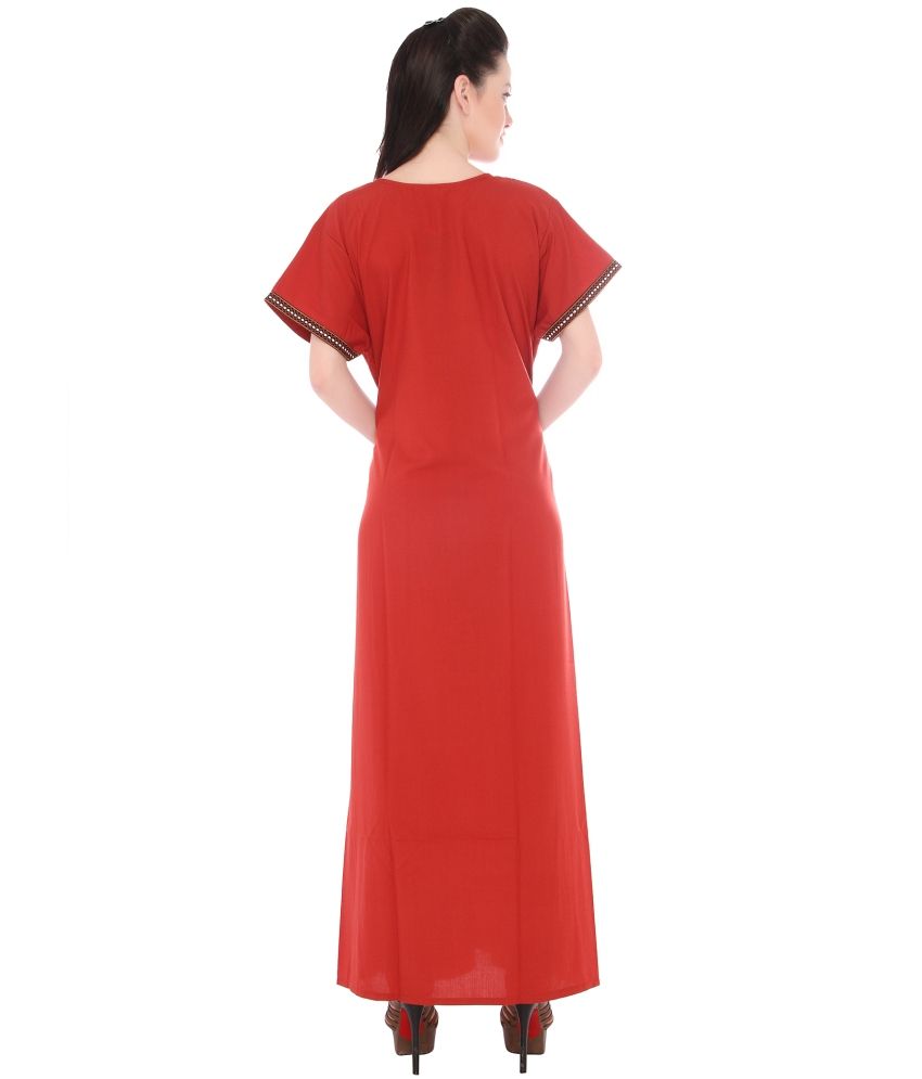 buy-valentine-red-cotton-nighty-online-at-best-prices-in-india-snapdeal