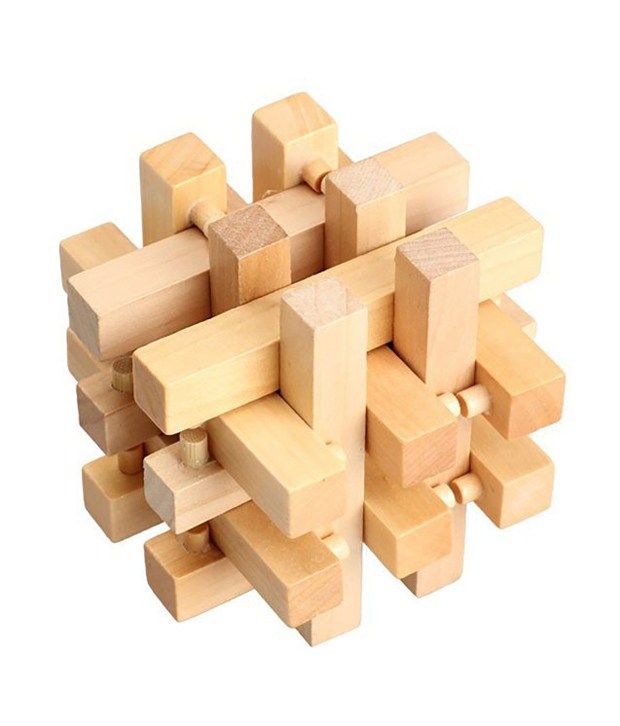 0-degree Wooden Puzzle Interlocking Blocks 12 Pcs - Buy 0 ...